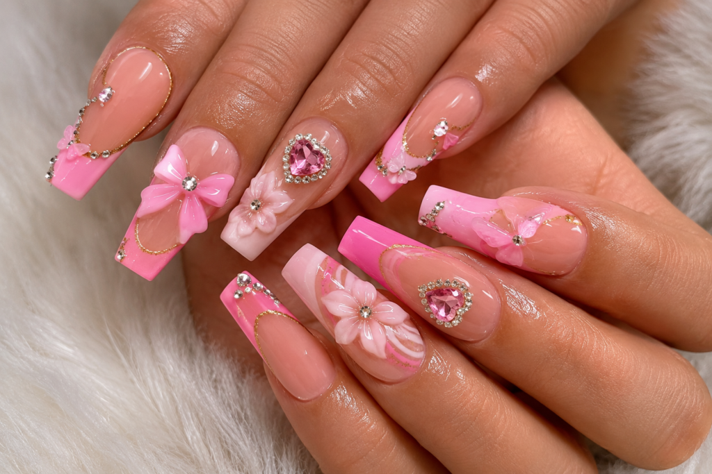 Acrylic Nail Ideas and Cute Acrylic Nail Designs