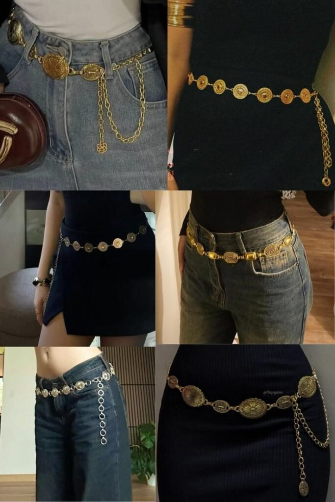 belts and waist chains fashion accessories for women 