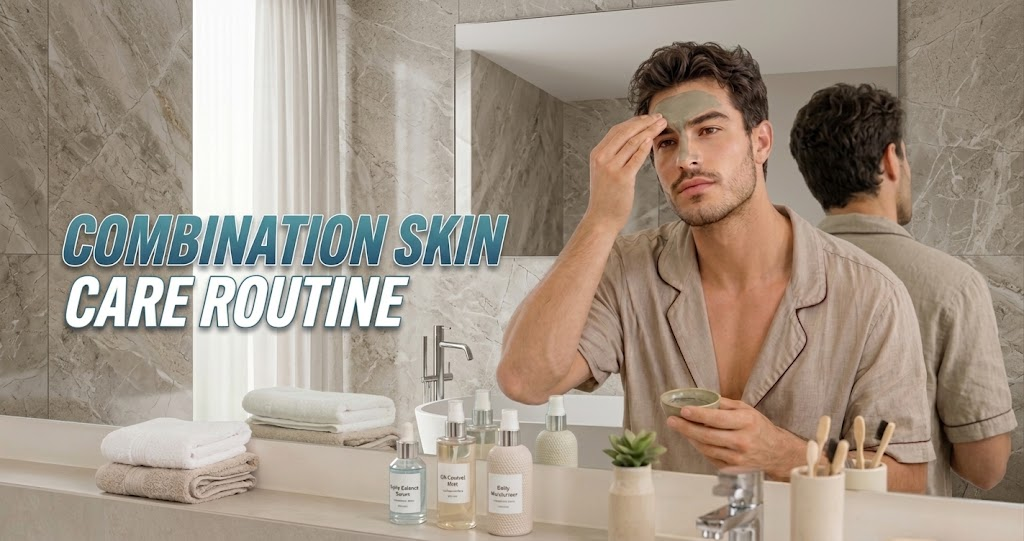 Combination skin care routine
