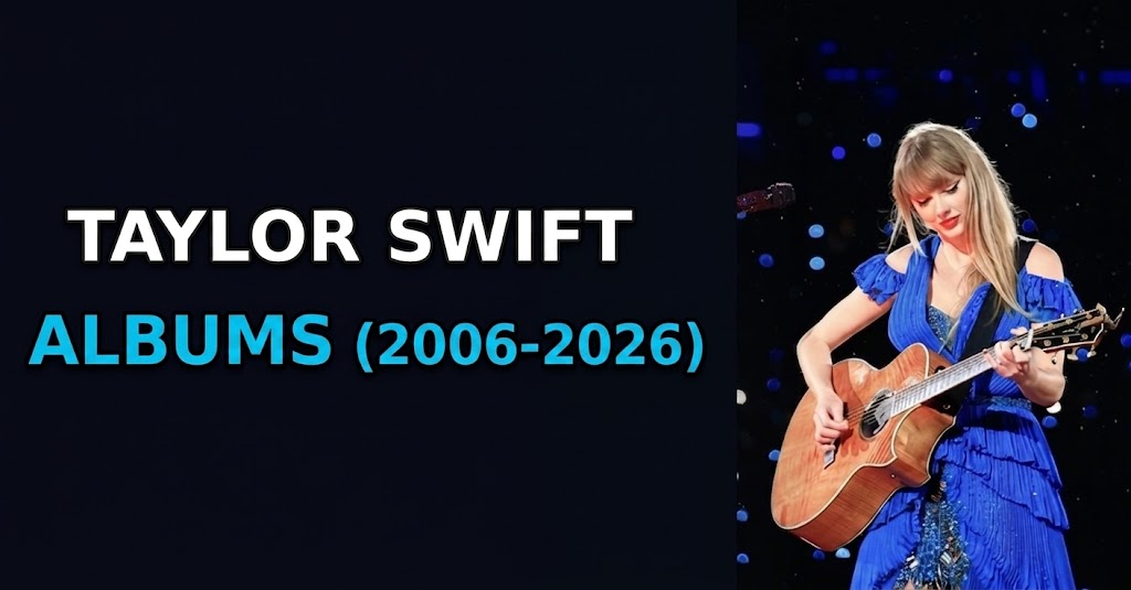 Taylor Swift Albums in order (2006-2026)