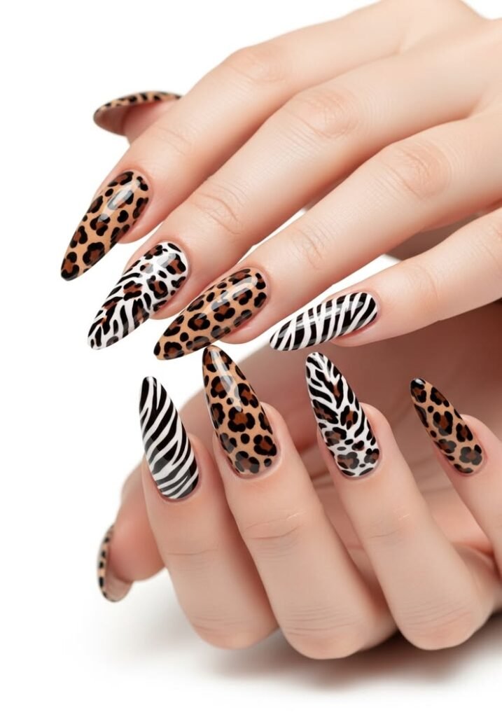 Animal-Print Tips