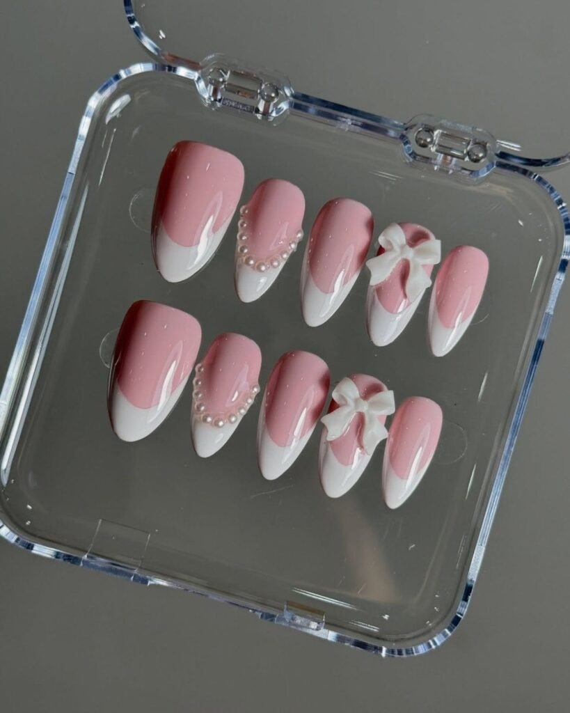 French Nails Press On