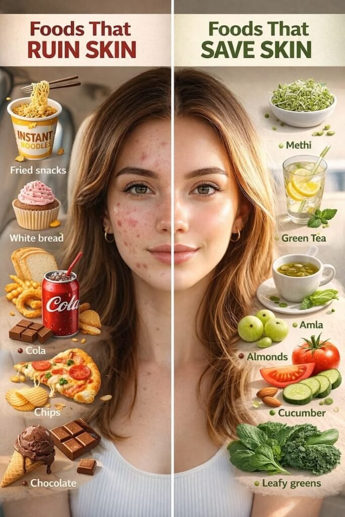 Hormonal Acne Diet: What the Food Evidence Really Supports