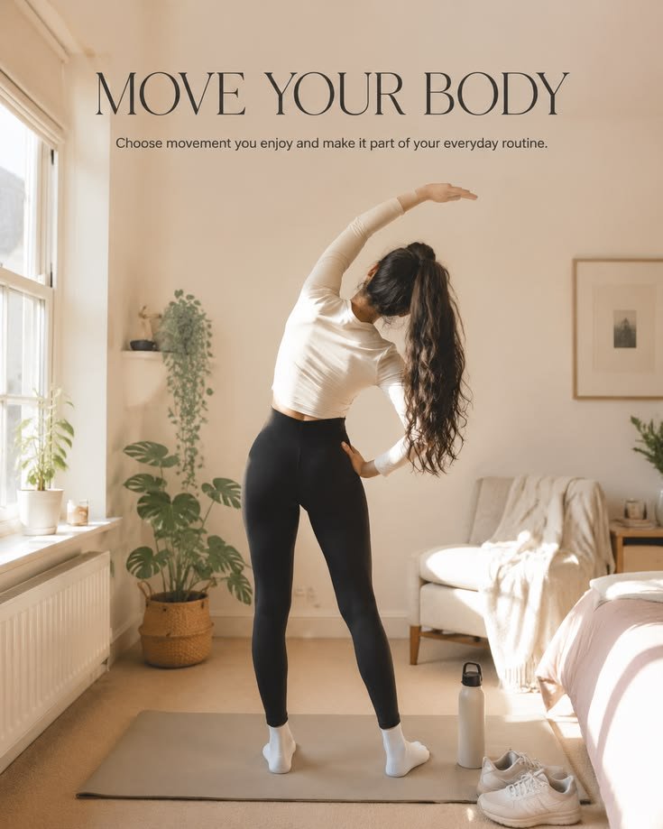 healthy lifestyle :Move your body regularly