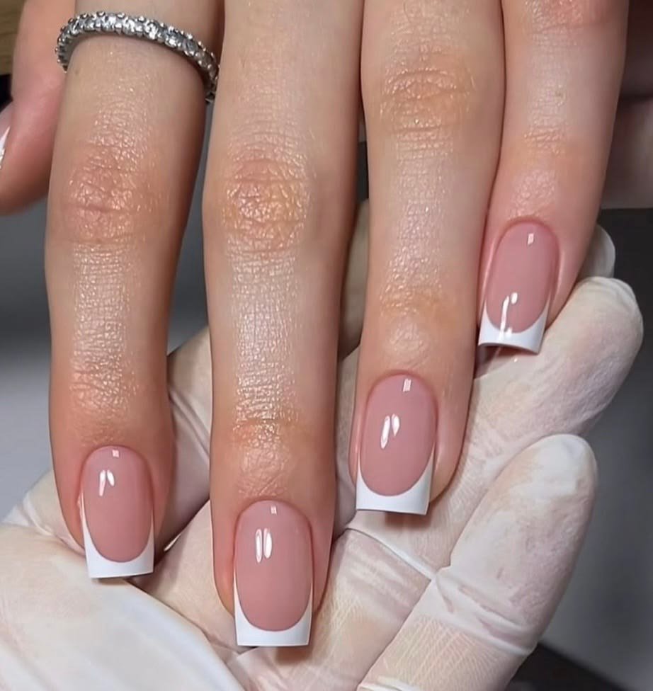 French Nails: Square and Squoval