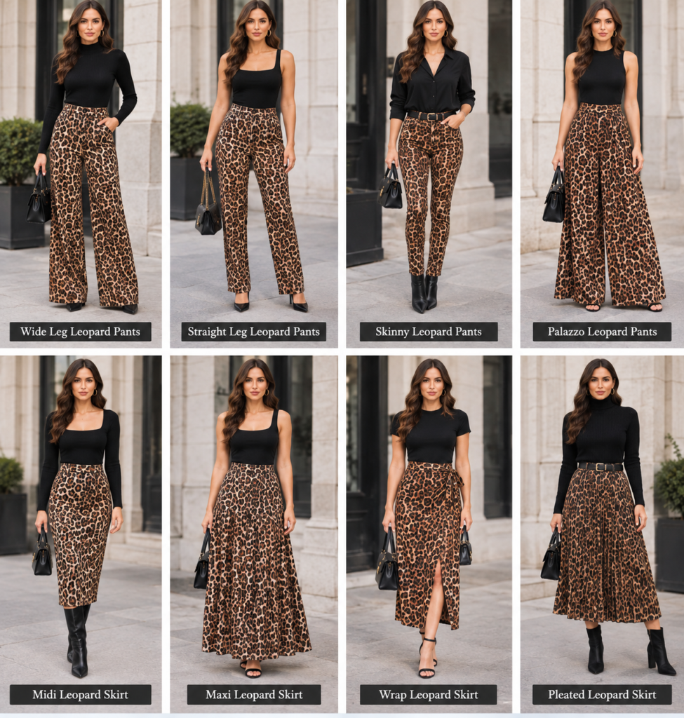 Leopard Print Shirts, Tops, and Sweaters