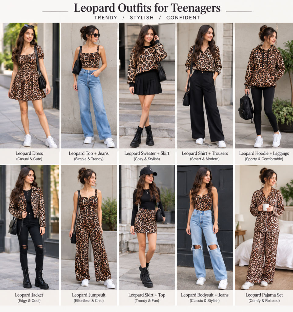 Leopard Outfits for Teenagers