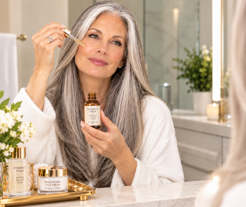 Add a Vitamin C Serum to Your Morning Anti-Aging Skincare