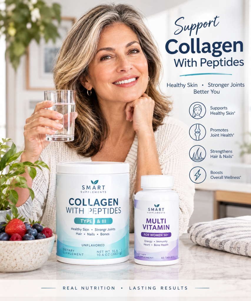 Support Collagen With Peptides and Smart Supplements