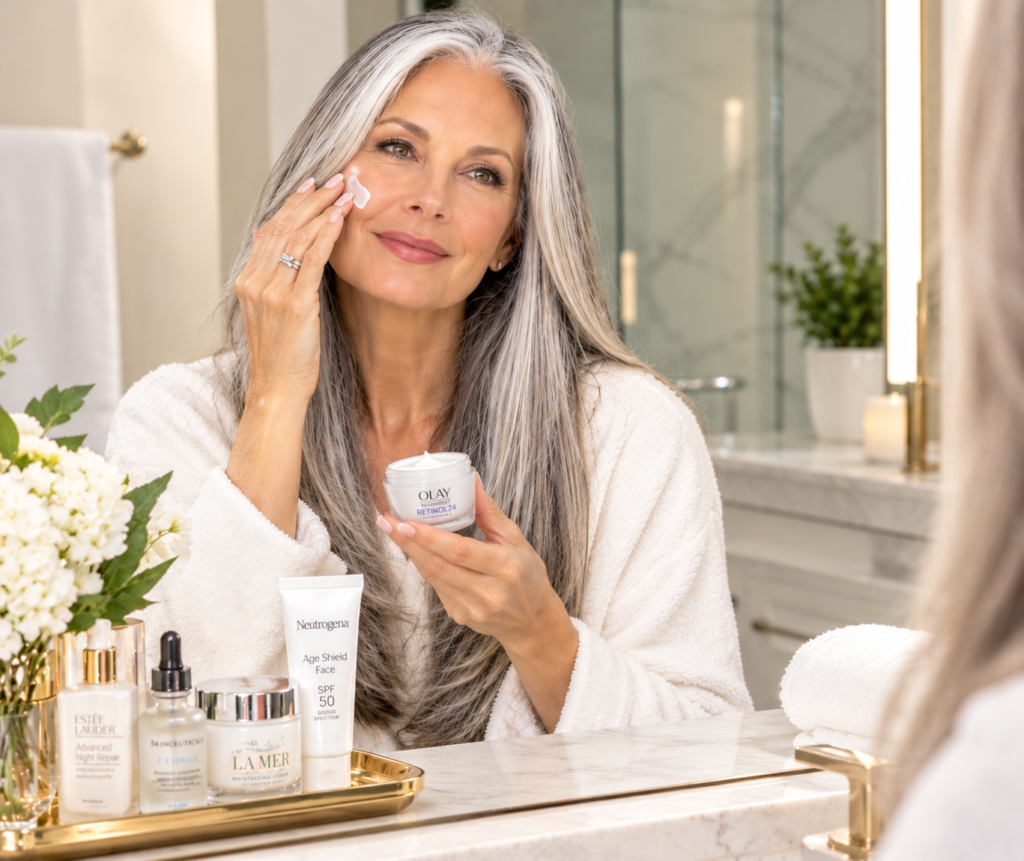 anti-aging skin care routine : using retinoids 